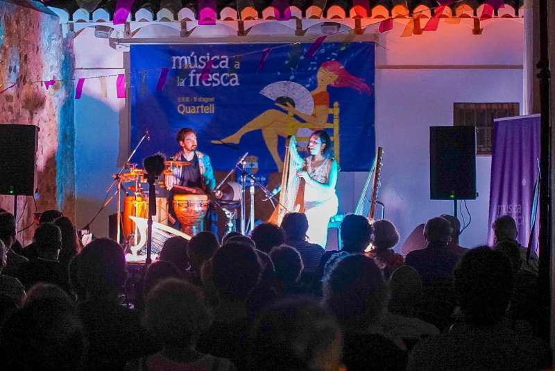 Una activitat del programa de Msica a la Fresca de lany passat.  Foto: Aj. Quartell