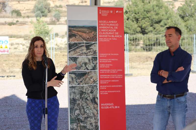 Presentación del Plan de sellado y restauración ambiental del antiguo vertedero de Basseta Blanca. /EPDA