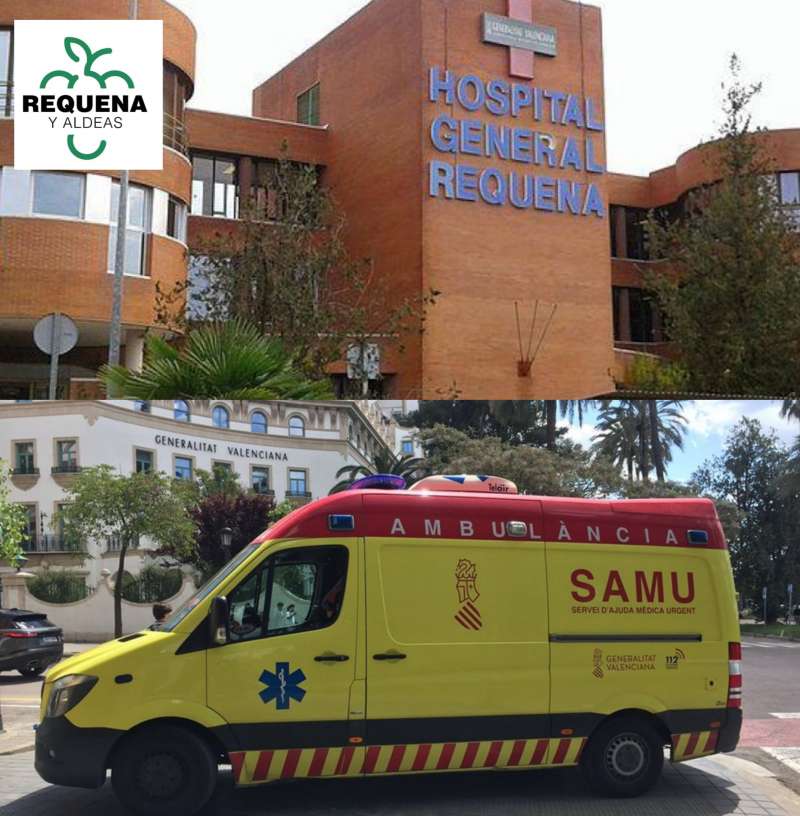 Una unidad SAMU en el Hospital de Requena. / EPDA 