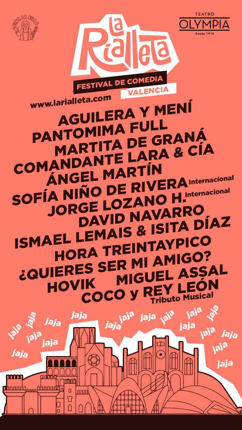 Cartel del Festival de Comedia de La Rialleta.  EPDA  