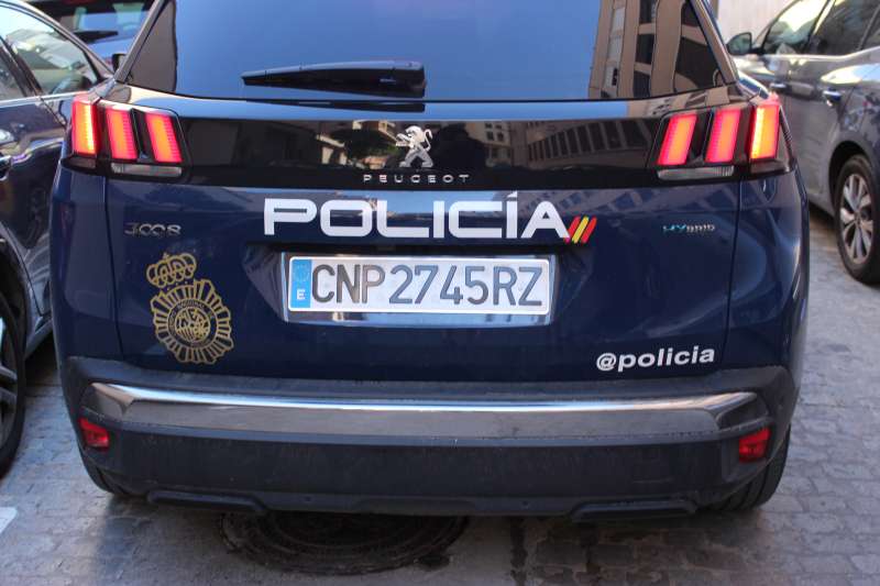 Un vehículo policial. /EPDA