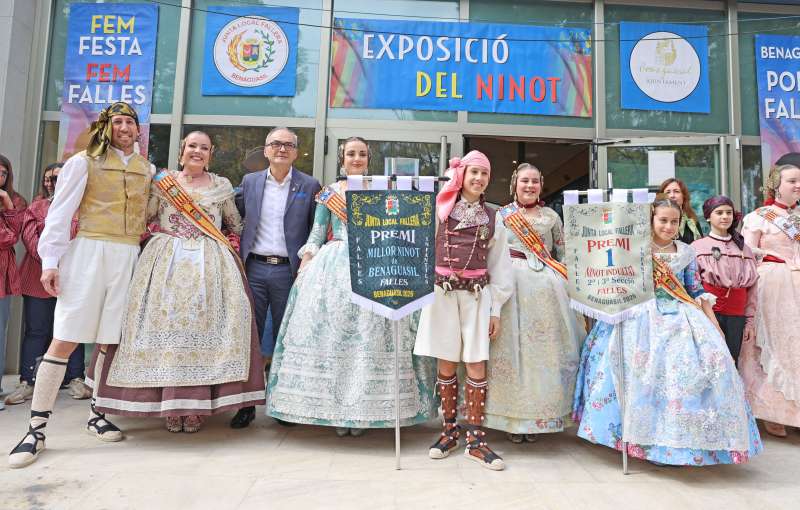 La falla El Pilar logra el doblete al mejor ninot indultat de Benaguasil. EPDA