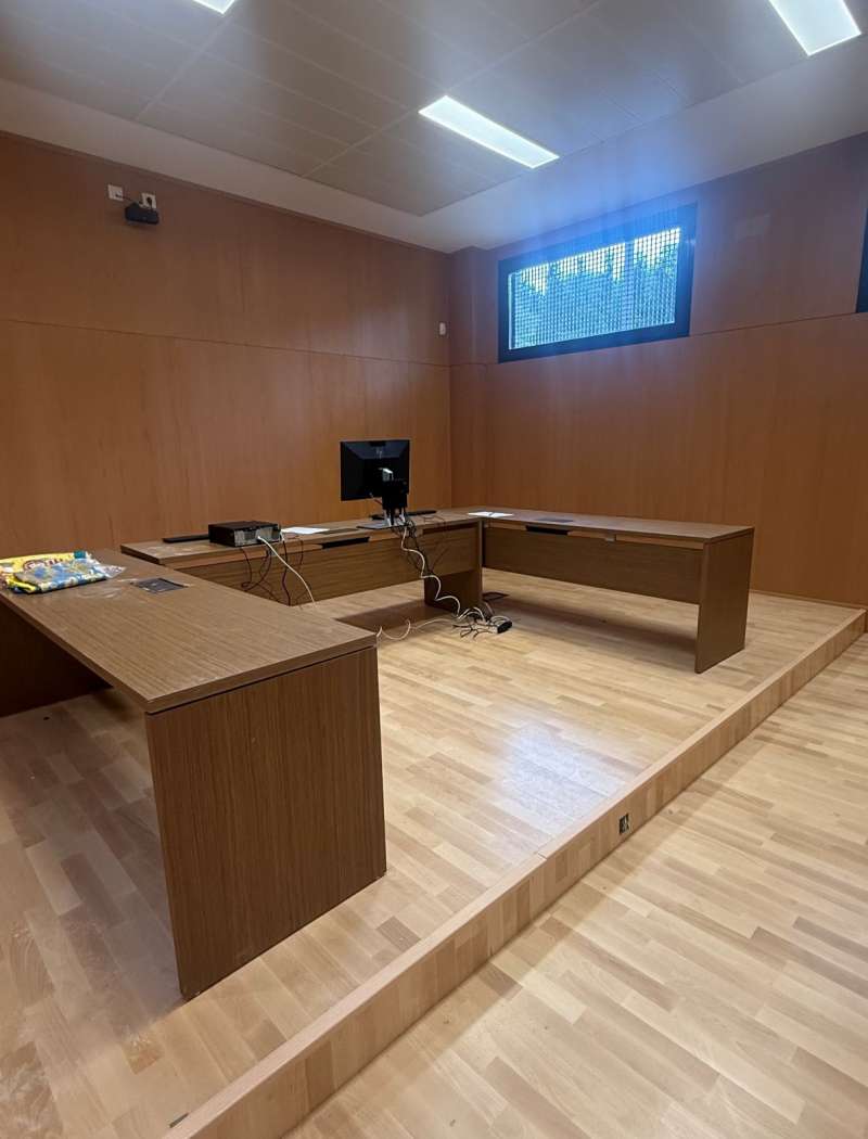 Juzgados de Catarroja tras la reconstruccin.EPDA
