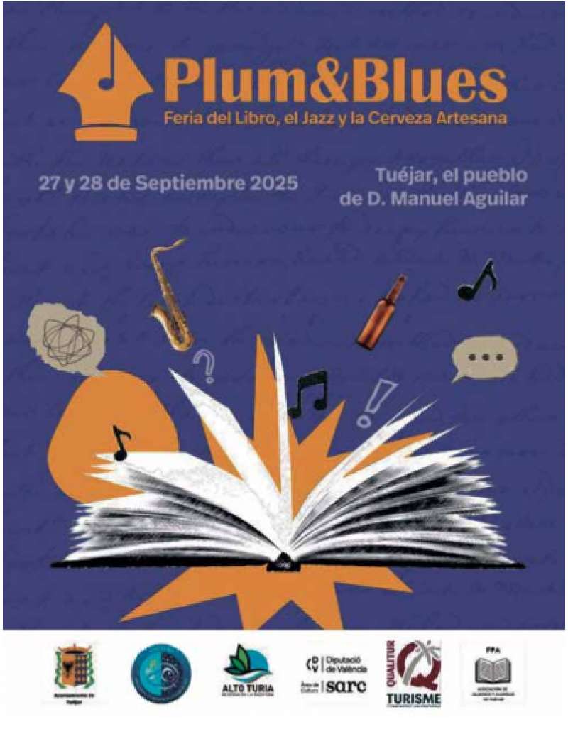 Cartel de la Feria Plum&Blues de Tujar.  EPDA 