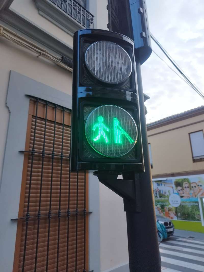 Renovacin de los semforos de Llria.EPDA