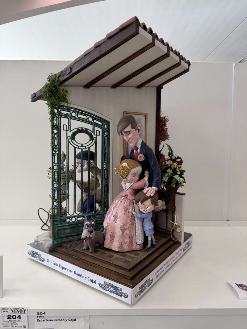 Parte trasera del Ninot Indultat 2026. EPDA