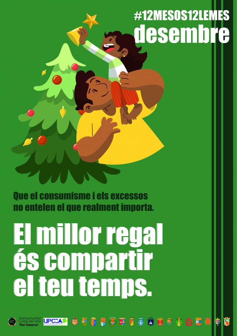 Cartell de la campanya de desembre de la UPCCA Camp de Túria. /EPDA