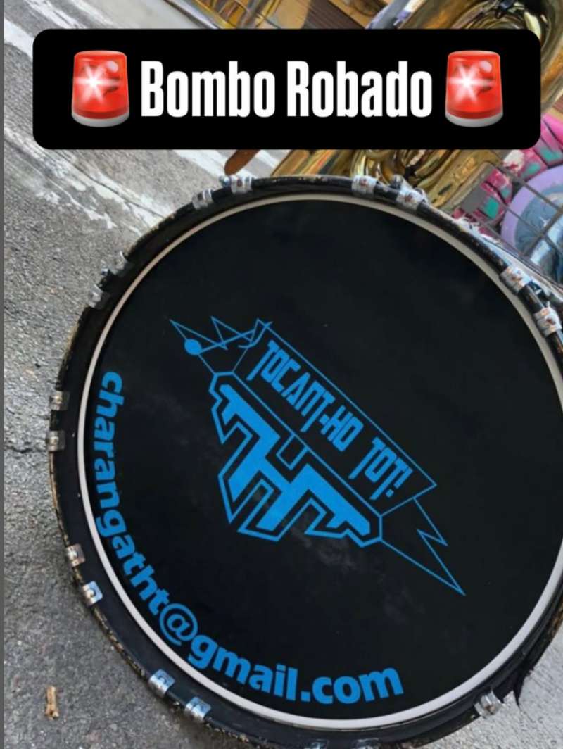 Imagen publicada por Tirant-ho Tot del bombo robado. EPDA