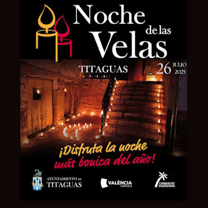 Cartel de La Noche de las Velas  Foto: Ayuntamiento de Titaguas