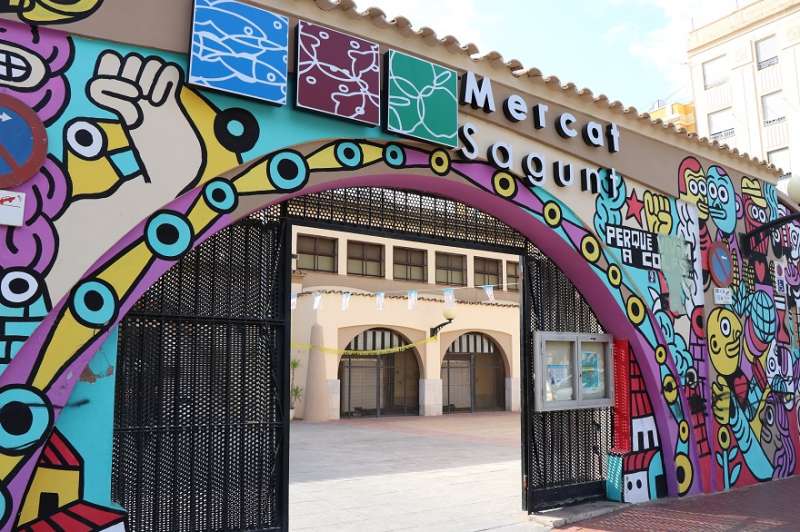 Foto de archivo del mercado de Sagunt. EPDA