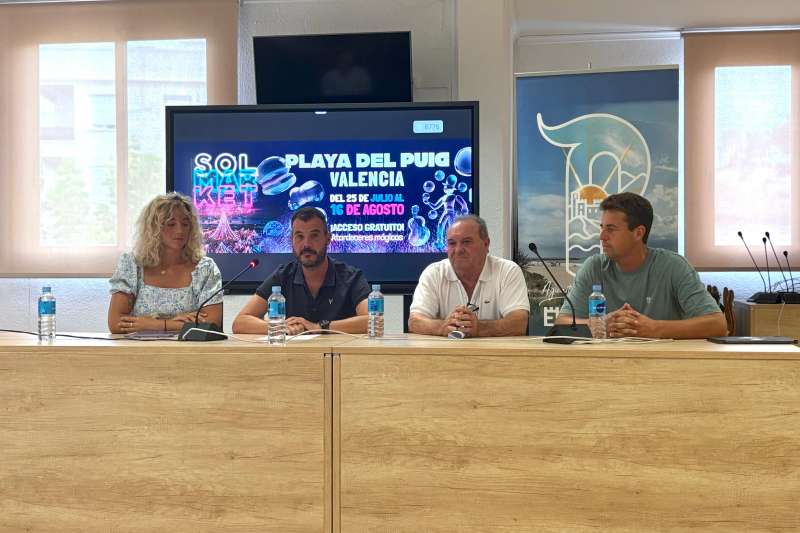 Presentación del Solmarket en El Puig. /JUDITH CELMA