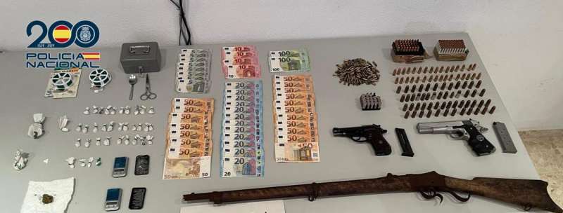 Material intervenido en la operacin.
