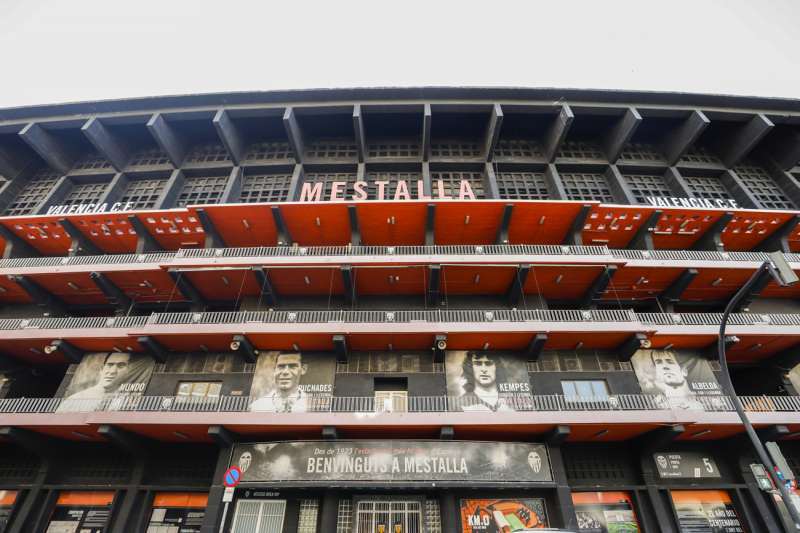 Vista general del estadio de Mestalla. EFEJuan Carlos Crdenas