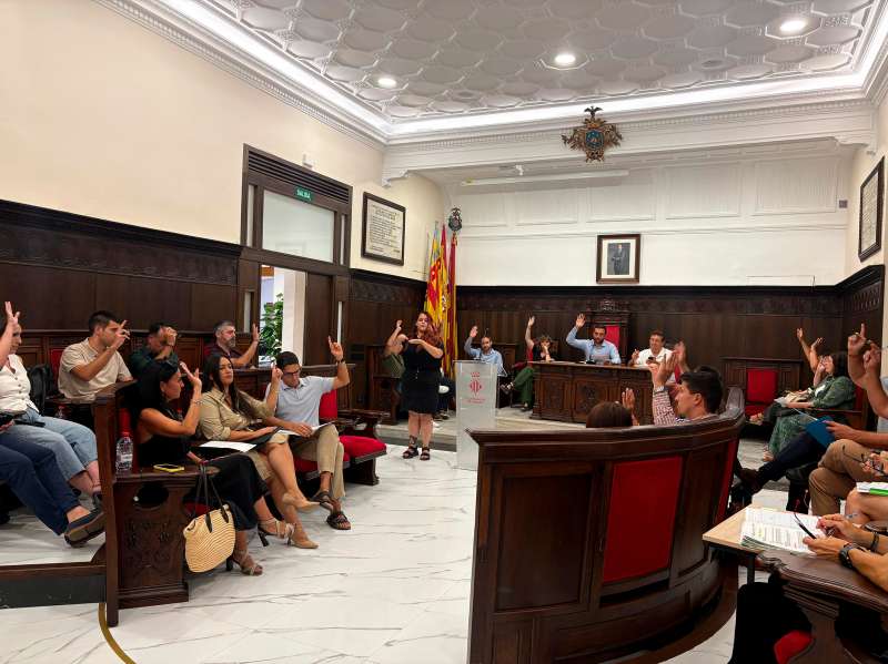 Ple de lAjuntament de Sagunt.EPDA