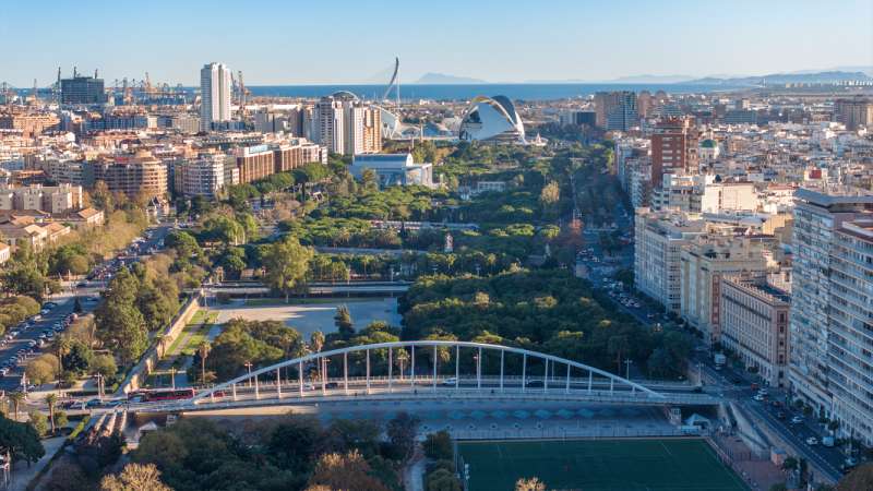 Vista panormica de la ciudad de Valncia  Foto: Ajuntament de Valncia