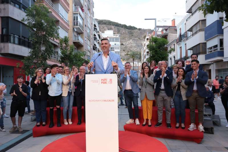Presentació de la candidatura de Jordi Mayor a Cullera./EPDA