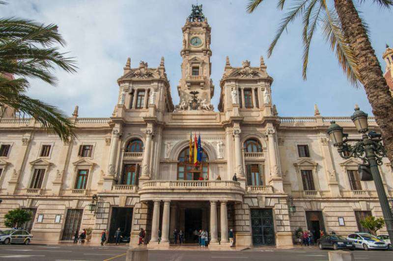 El ayuntamiento de Valencia. /EPDA