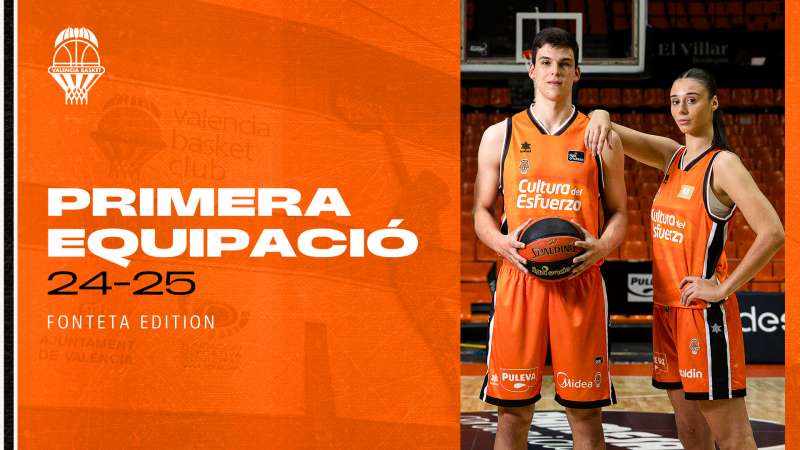 Nueva equipacin del Valencia Basket.EPDA