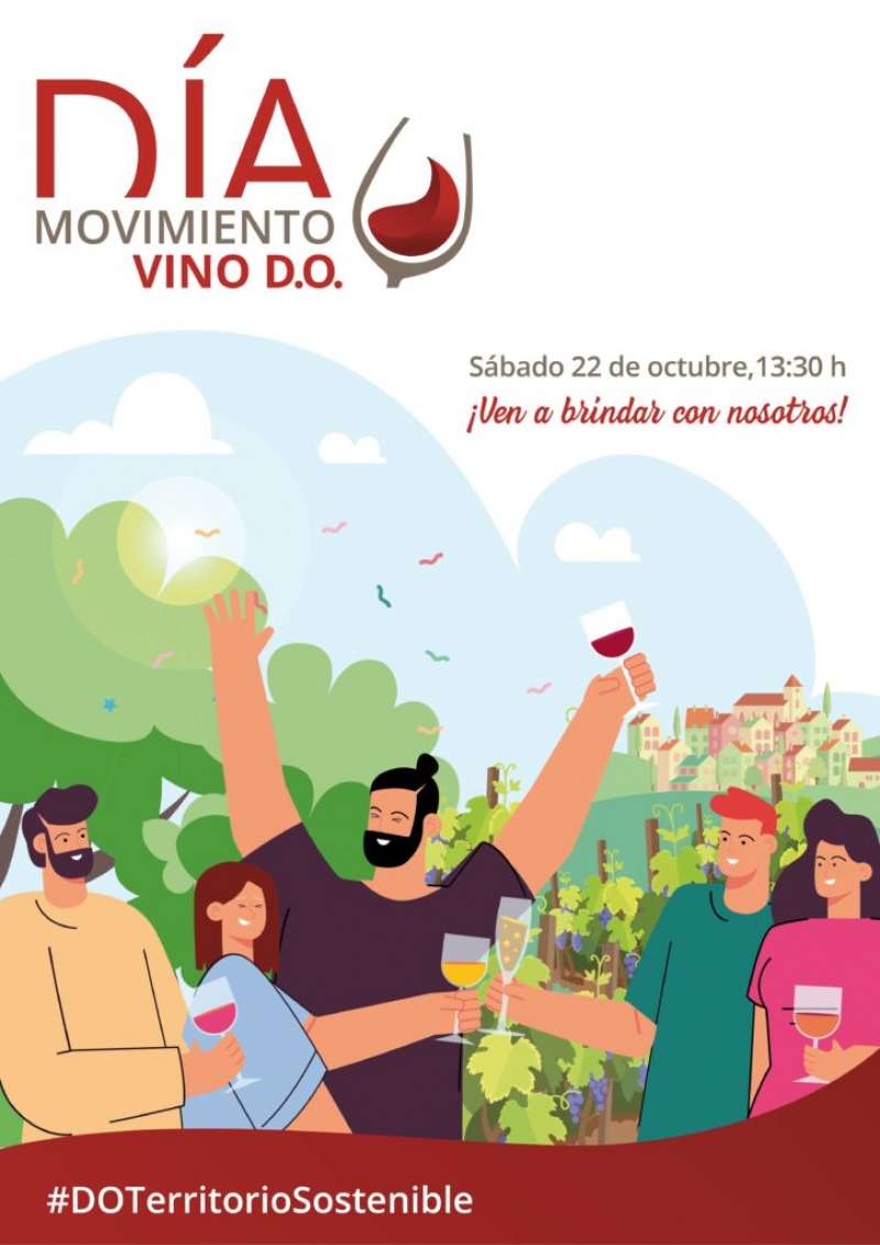 Cartel Día Movimiento Vino D.O. Utiel-Requena./EPDA