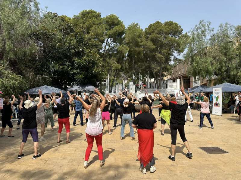 Actividad en la Feria de la Salud de Benaguasil. EPDA