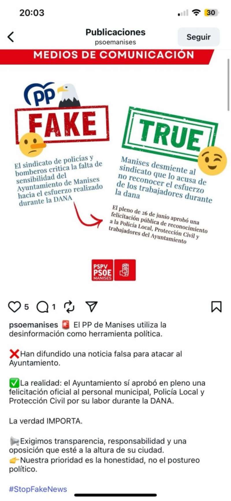 Publicacin que critica el sindicato. EPDA