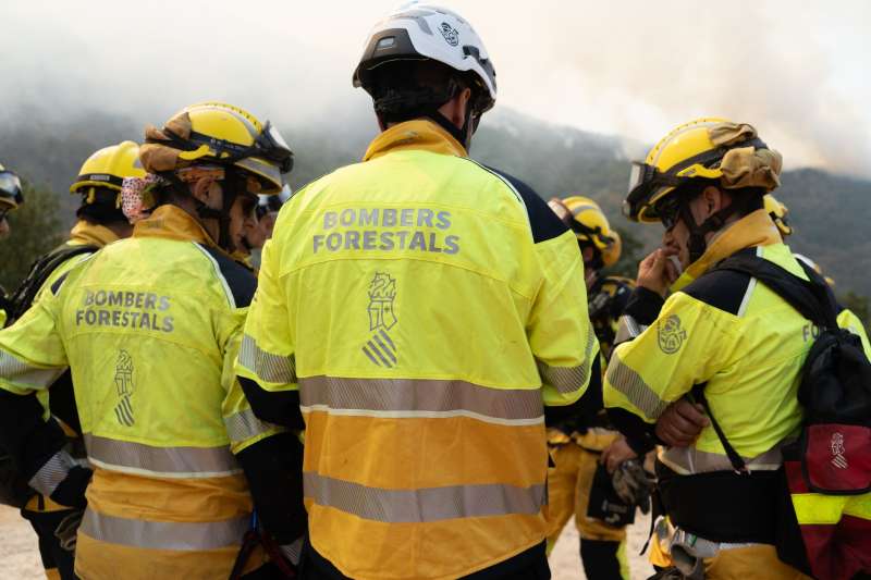 Bomberos forestales de la Generalitat en una imagen de archivo. EPDA