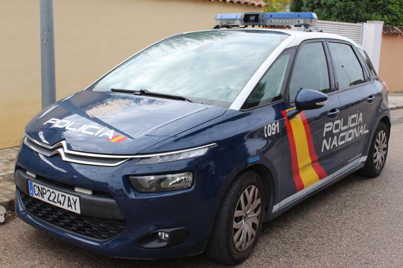 Foto archivo de una coche de la Polica Nacional.EFE