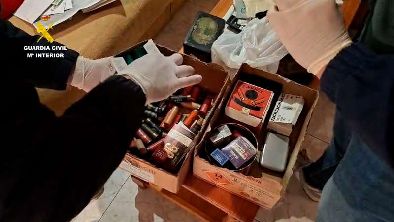 Imagen de la Operaci�n Garrama proporcionada por la Guardia Civil.  EPDA