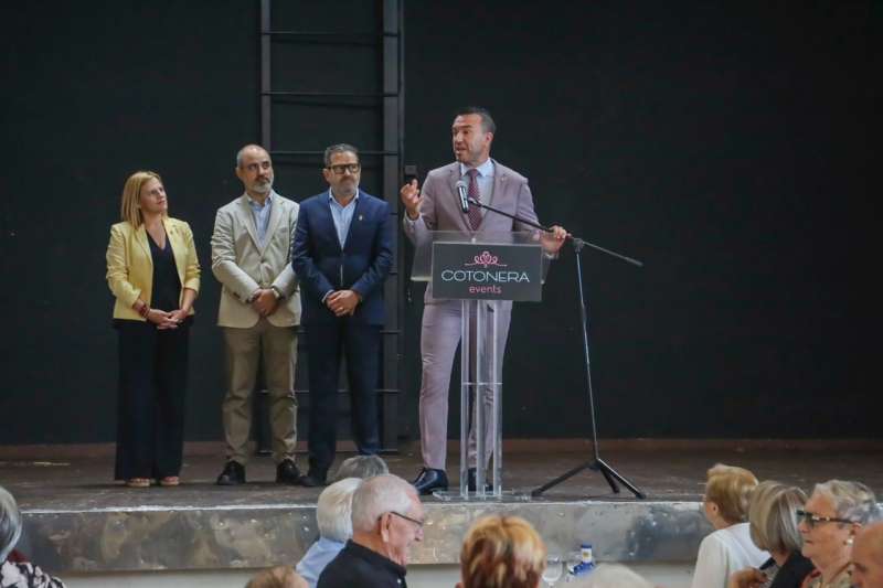 Vicente Momp durante el acto. EPDA