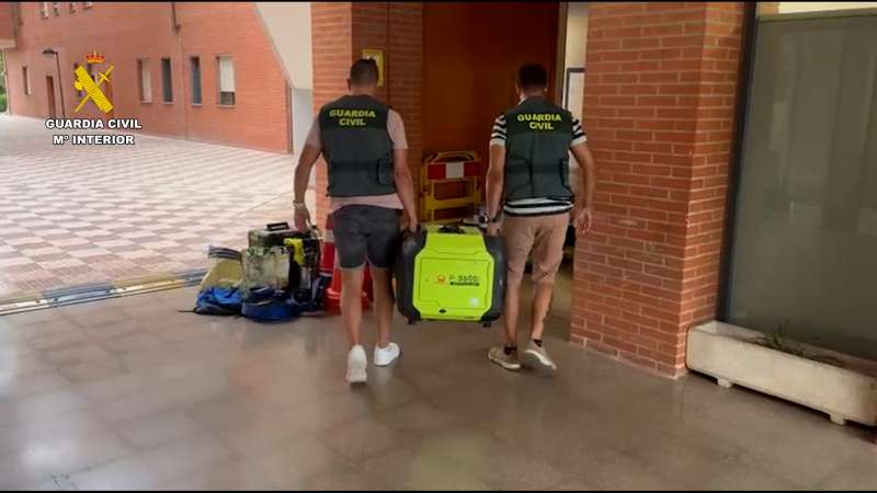 Imagen de la operacin  Foto: Guardia Civil 