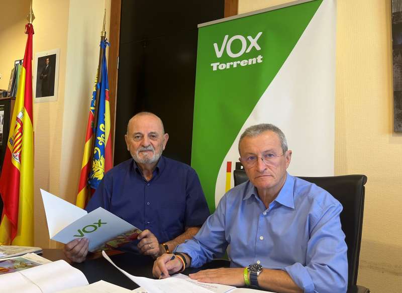 Concejales de VOX en Torrent. /EPDA