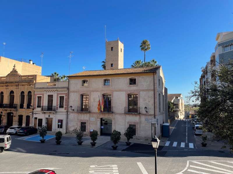 El ayuntamiento de Rocafort. EPDA