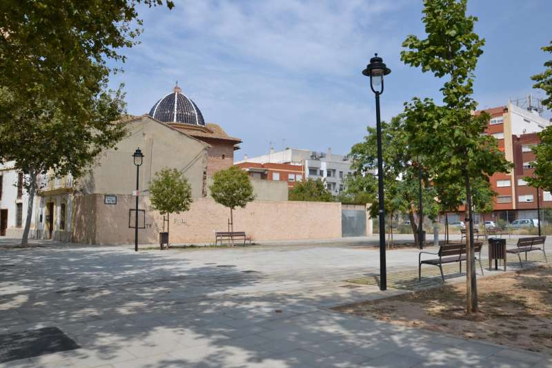 Pla�a Ximena D�az a la Pobla de Farnals.EPDA