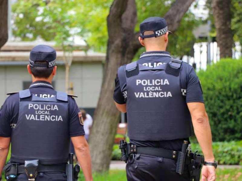 Imagen de archivo de la Policía Local de València.
