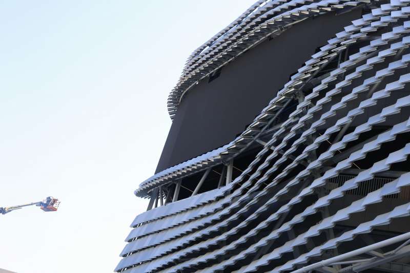 Aspecto del Roig Arena con las nuevas soluciones tecnolgicas que se han instalado en el recinto. EFE Kai ForsterlingArchivo