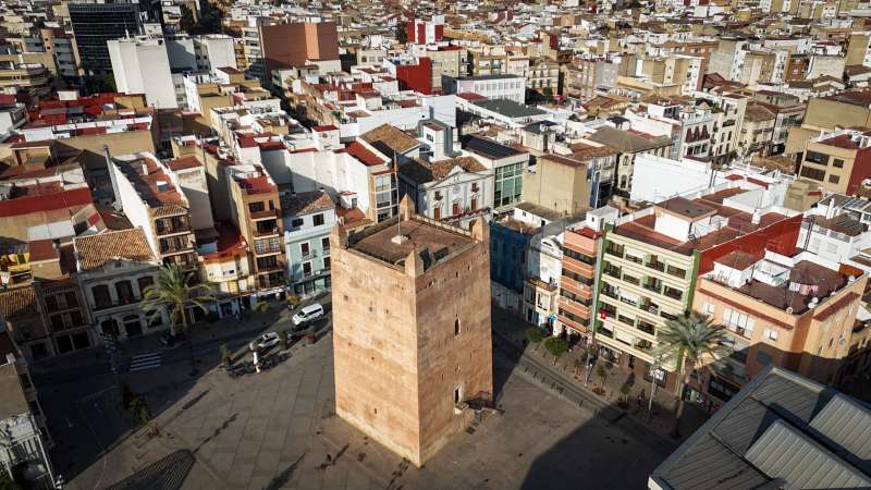 Imatge a�rea de la ciutat de Torrent.EPDA