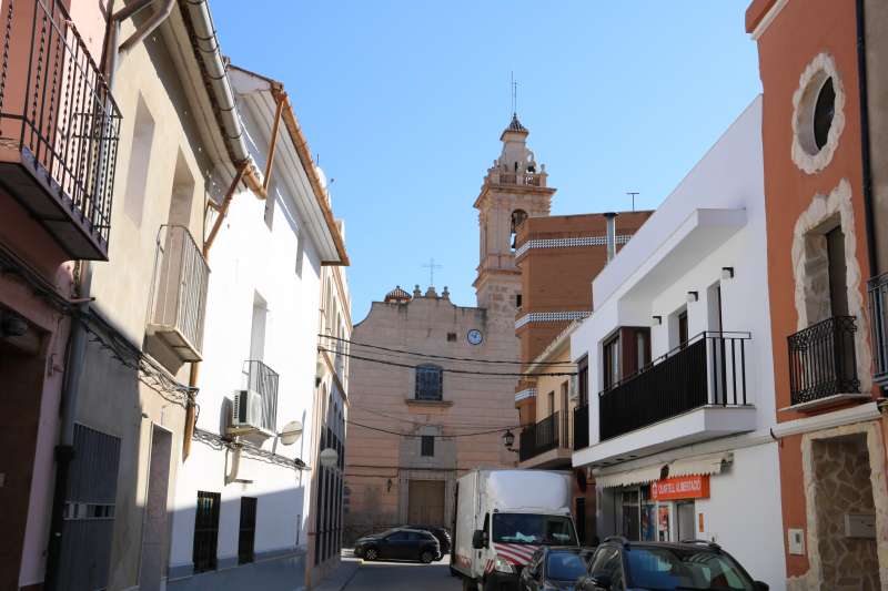 Un carrer de Quartell en una imatge darxiu.  Foto: Borja Pedrs