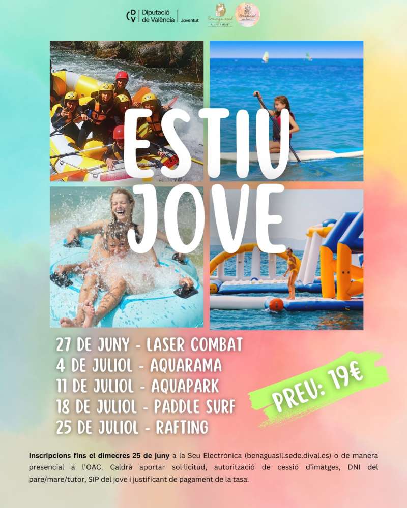 Cartel del Estiu Jove de Benaguasil. EPDA