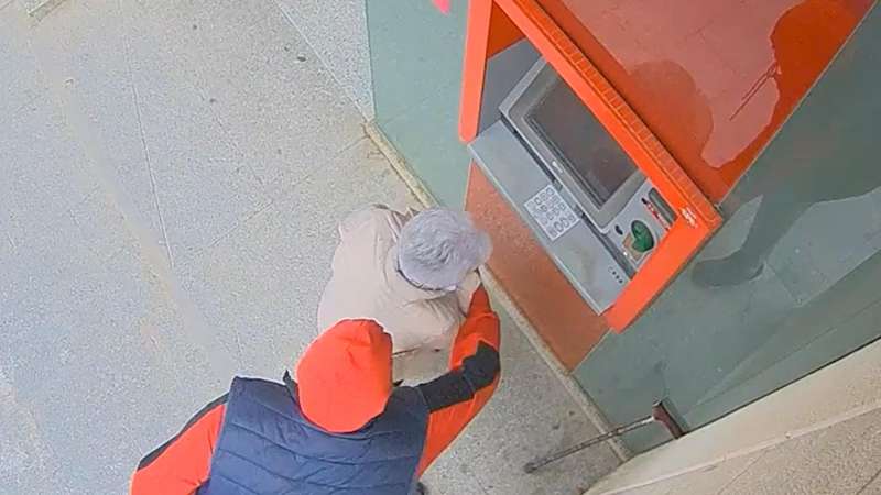 Imagen del robo. EFEGuardia Civil
