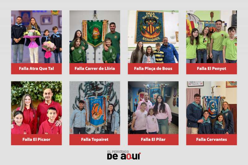 Huit de les deu comissions falleres de Benaguasil ja han anunciat els seus representants per al 2027. EPDA