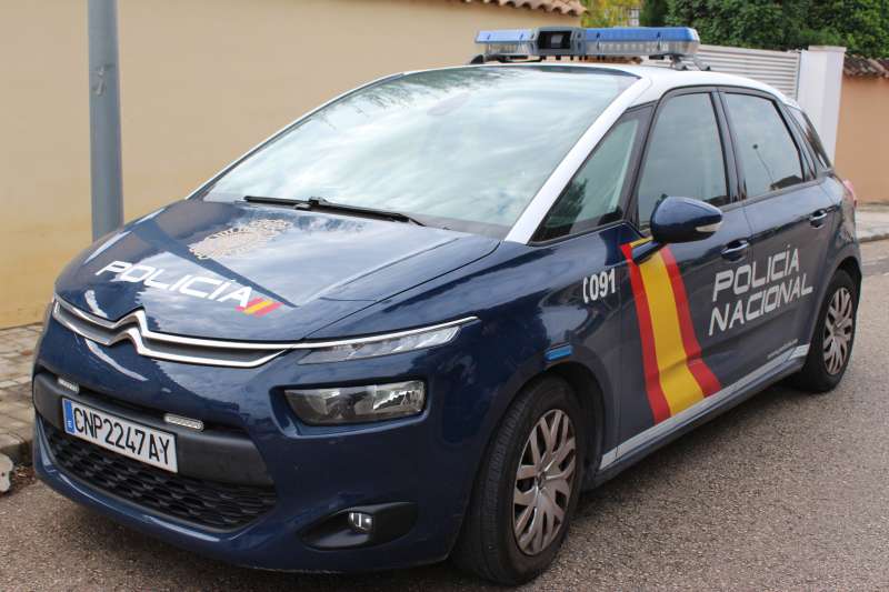 Coche de la Polic�a Nacional.  EPDA