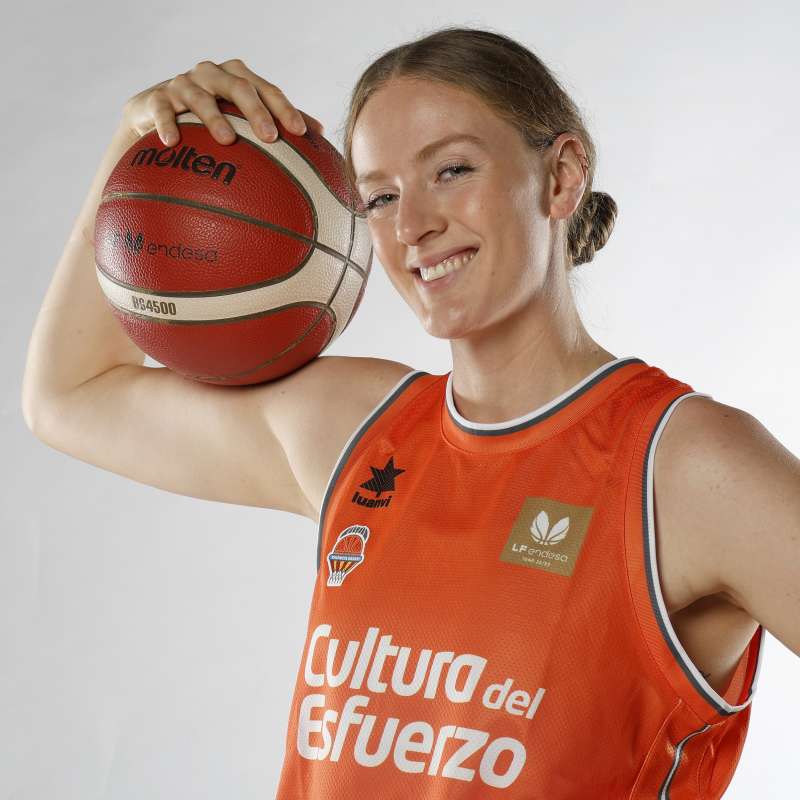 La jugadora del Valencia Basket, Marie Gülich./ Foto: M. A. Polo