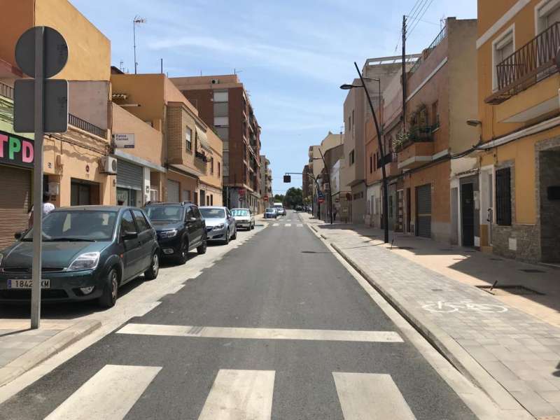 Calle de la localidad de Paterna. Calle de la localidad de Paterna.