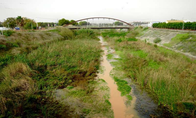 Imagen del barranco del Carraixet. EFEAyuntamiento de Alboraya.
