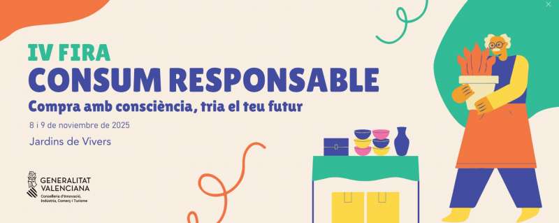 Cartel publicitario del consumo responsable en Viveros | EPDA