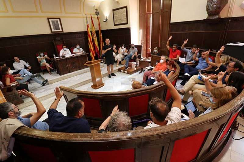 Pleno del Ayuntamiento de Sagunt.  EPDA