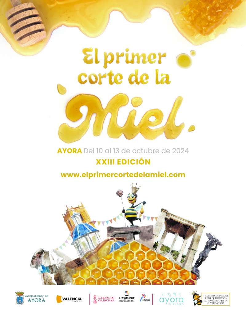 Cartel de la XXIII edicin de El Primer Corte de la Miel de Ayora.EPDA