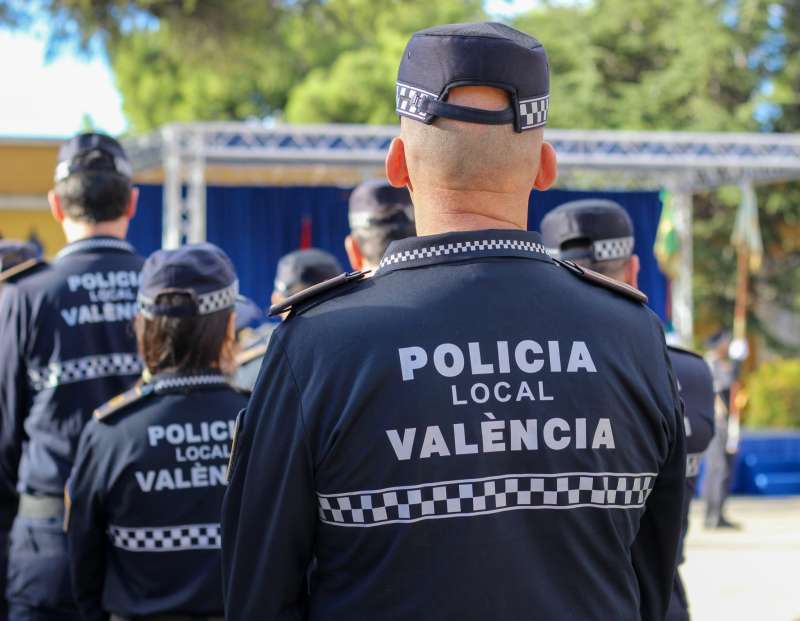 Agentes de la Polica Local de Valencia. EPDA