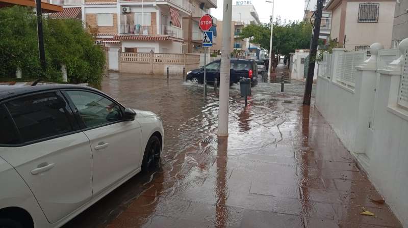 Inundaciones en la playa de Gandia | EPDA