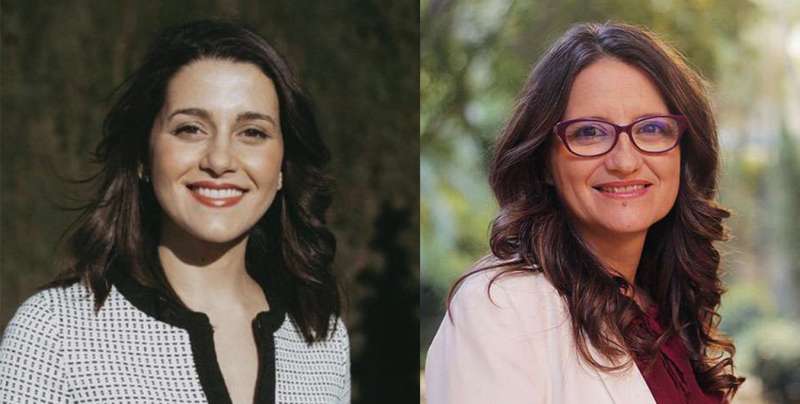 Inés Arrimadas y Mónica Oltra son los rostros más conocidos de sendos partidos. /EPDA